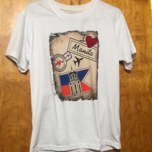 I ❤️ Manila t-shirt NeW medium